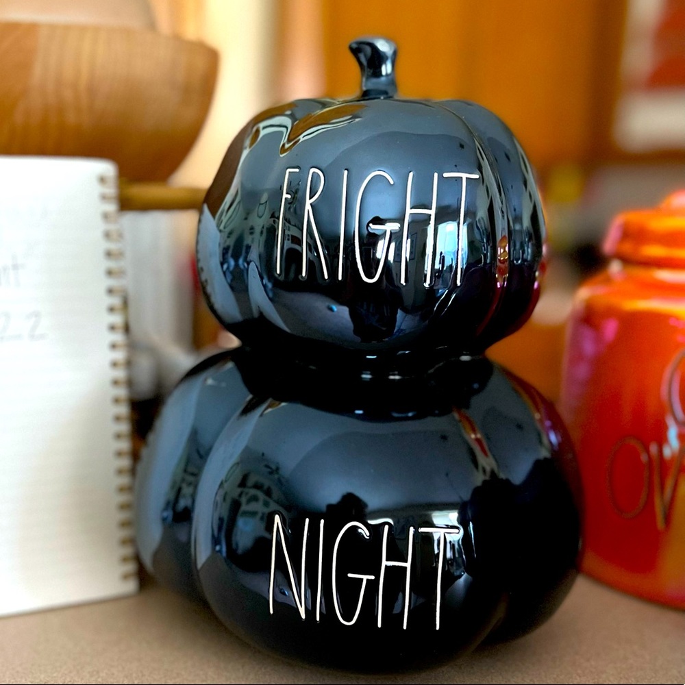 Rae Dunn Stacked Fright Night Pumpkin